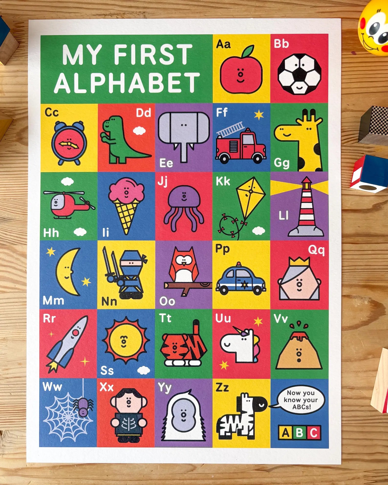 MY FIRST ALPHABET